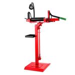 Mophorn Manual Tire Spreader Portable Tire Changer with Stand Adjustable LED Light Tire Spreader Tool for Light Truck and Car