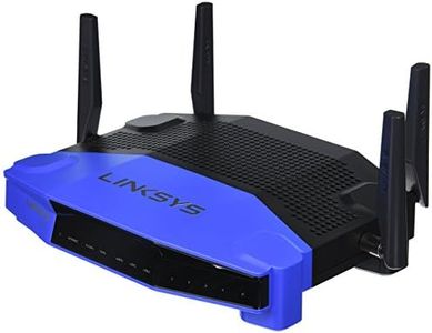 Linksys WRT1900AC Dual-Band+ Wi-Fi Wireless Router with Gigabit & USB 3.0 Ports and eSATA, Smart Wi-Fi Enabled to Control Your Network from Anywhere