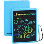 TeinenRon LCD Writing Tablet Doodle Board,11 inch Colorful Drawing Tablet Writing Pad, Girls Gifts Toys for 3 4 5 6 7 Year Old Girls Boys (Blue)