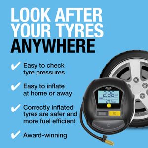 Ring Rapid Digital Tyre Inflator – Portable Car Air Compressor