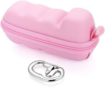 Divoti Asthma Inhaler Travel Case with Secure Clip-on Keychain Carabiner, Includes Inhaler Holder Case Only -Pink