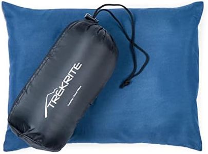 Trekrite Small Travel and Camping Pillow – Compact/Pack Away Cushion with Removable Washable Cover