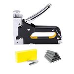 Praxon Heavy Duty 3 in 1 Stapler Staple Gun Nailer Tacker Nails Gun Tracker Stapler with Pins for Furniture Woodworking Stapler Tools (Stapple Gun with 1000pcs Pin)