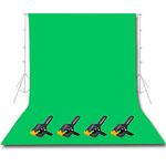 EMART Photo Studio 10 x 12ft White Backdrop Screen, Seamless Chromakey Backdrop Muslin Background Screen for Photography