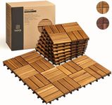 THYOI 10 Pcs Interlocking Deck Tile