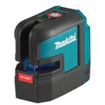 Makita SK105DZ 12V Max Li-Ion CXT Red Cross Line Laser Supplied in A Carry Pouch - Batteries and Charger Not Included