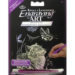 Royal Brush HOLOMIN-107 Holographic Foil Engraving Kitten & Butterfly Art Mini Kit, 5" by 7"