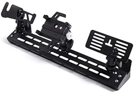 Qiosreui Dashboard Rail Stand Platform,Radio Holder Bracket Mount,Phone Holder,Car Walkie-Talkie Holder,Car Multifunctional Mount (for Hummer H2 2003-2007, 3PCS)