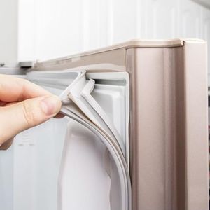 NBEST La Tira De Sellado Universal Personalizada para Puerta De Refrigerador Se Puede Personalizar para Accesorios De Puerta De Refrigerador De Cualquier Tamaño,Blanco