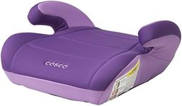 Cosco Topside Backless Booster Car Seat, Lightweight Booster Seats for Cars 40-100 lbs, Backless Booster Seat for Car, Grape