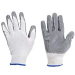 SAFEGRIP Heavy Duty | Reusable Nitrile Coated Safety Gloves for Men Industrial Gloves - Hand Gloves - Gardening Gloves - Working Gloves - Anti Cut Resistant Gloves - 24 Pairs