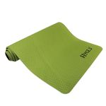 Hykes Yoga Mat for Women & Men - TPE Eco Friendly 6mm thickness Non Slip Classic Pro Exercise Mat for Home Workout Pilates Floor Exercises Gymnastics Meditation with carry Bag & strap (Green)