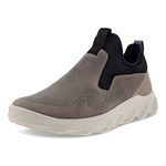 ECCO Men's Mx Slip on 2.0 Sneaker, Moon Rock Nubuck, 12-12.5