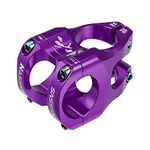 X AUTOHAUX Aluminum Alloy 35mm Mountain Bike Stem Handlebar Accessories Purple