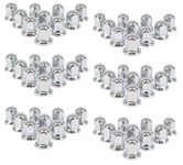 Mytee Products Chrome Metal Lug Nut Covers, 2"(H), fits 33mm, Push on (60 Pack)