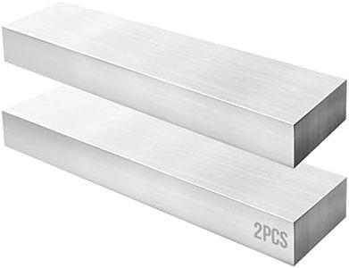 1" (25mm) X 2"(50mm) Square Aluminum Flat BAR 8" Long 6061 General Purpose Plate,T6511 Solid New Mill Stock (1x2x8 inch, 2 Pcs)