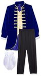 Costume Culture Men's Aristocrat Costume, Blue, Standard