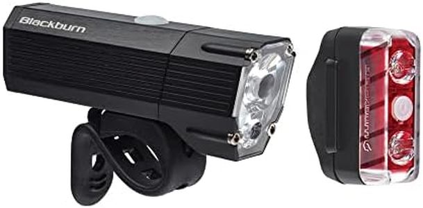 Blackburn Dayblazer Front and Rear Bike Light Set (1500 Lumens Front, 65 Lumens Rear)