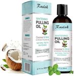 Coconut Oil Pulling, Fresh Breath and Whitening Mouthwash | Healthy Teeth & Gums, Alcohol Free, 6.7 fl. oz. (200ml)