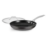 Calphalon 1948249 Signature Hard Anodized Nonstick Covered Omelet Fry Pan, 12", Black