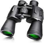 Slokey Discover The World 10x50 Binoculars - Powerful Adult Binoculars for Professionals, Hunting, Astronomy, Birds, Camping - Includes Suitcase, Strap, Chamois