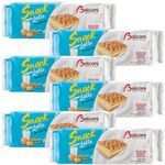 Balconi Latte Bars Vanilla Creme Filled Italian Sponge Cake x10 (6 Pack Bundle)