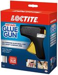 Loctite Hot Melt Glue Gun, All Purpose Hot Glue Gun for DIY, Craft & Repair, High-Strength Glue Gun for Wood, Metal, PVC & More, with 2 Glue Stick Refills, Black