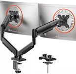 ErGear Dual Monitor Arm, Fully Adjustable Gaming Monitor Mount for 13–32″ Screens, Fast Install Computer Monitor Stand with Tool-Free VESA Mount, Max Load 19.8 lbs, Max VESA 100x100mm