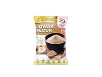 NUTRI TOKRI Organic Jowar Flour 1 Kg x Pack of 1 | Soft Fluffy Rotis, Fresh High Fibre Jowar Flour | Gluten-Free Jowar Atta, Sorghum Flour, Millet Flour | Chakki Ground Jowari Atta, Jonna Atta - 1 kg