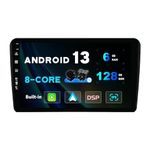 SXAUTO - 6G+128G - Android 13 IPS Car Stereo For Audi A3 8P(2003-2008) / A3 8P/8PA (2003-2013) - Wireless CarPlay/Android Auto/DSP - Camera + MIC - 9 Inch 2 Din - DAB SWC 4G WiFi Fast-boot 360-Cam AHD