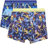 Disney Powerline Goofy Movie-Max Goof Mens Underwear-2 Pack Boxer Briefs, Multicolor, Large