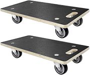 2 Pcs Furniture Mover Dolly, 551 Lbs Rectangle Wood Platform Dolly Heavy Duty Furniture Moving Dolly Cart with Wheels Furniture Trolley Cart for Heavy Furniture Sofa Cabinet Piano Refrigerator Plants