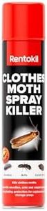 Rentokil PSC100 Clothes Moth Killer Spray, Black,4.8x4.8x23.7 cm