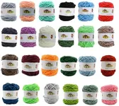 24 Roll x 45g Tufting Yarn - 8-ply Chunky Yarn for Tufting Rugs - Acrylic Yarn for Tufting - Tufting Yarn for Rug Making - 24 Rolls - 45g/Roll - 67 Yards/Roll - CO+CE