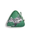 DailyObjects Easy Triangle Pouch | Crafted using Soft-Touch and Water-Repellent Polyester | Polyfill Cushioning Assures Scratch-Free Security | Comes with an O-Ring to Attach Keys, Charms or Wristlets