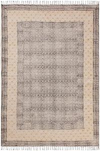 CASAVANI 2.6x8 Runner Rug Kilim Rug Handmade Boho Rug Oriental Rug Beige Black Cotton Area Rug Easy Washable Rug Flatweave Rugs for Small Bedroom Runner Kitchen Runner Hallway Stair Runner