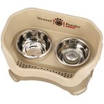 Neater Feeder Deluxe Dog (Medium + Slow Feed Bowl Combo, Cappuccino)