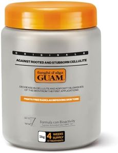 Guam Anti-cellulite Body Wrap for Thighs, Legs, MAX STRENGTH Hot Mud for Stubborn Cellulite, Clay Body Mask with Caffeine, Seaweed and Essential Oils, Reduce Dimples on Legs, Inch Reduction (2.2LB)
