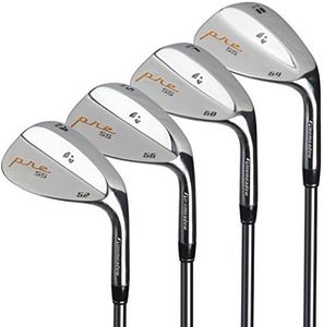 Pinemeadow Golf Men's Pre 4 Wedge Set, Right Hand, Steel, Regular, 52, 56, 60, 64