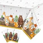 Dianelhall 3 Pcs Woodland Tableclot