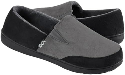 Zigzagger Men's Zermatt Wool-blend Loafer Slippers with Memory Foam Indoor, Sterling Grey, 11 US