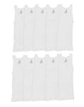 Hanes Men's Comfort Soft Tanks Super Value 10pk - White, L (372Z10)