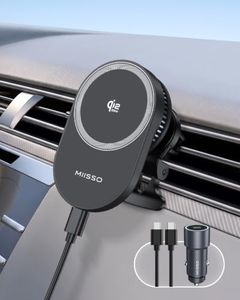 miisso Qi2.2 25W Magnetic Vent Mount Car Charger with TEC Cooling Fan