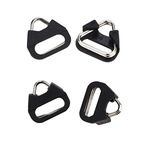 Camera Strap Hook Triangle Split Ring Compatible with Sony Fuji DSLR Mirrorless Camera W/Round Eyelet (2 Pair) stainless