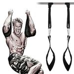 HemeraPhit Padded Hanging Ab Belt Pull Up Muscle Abdominal Carver Ab Straps Home Gym Equipment