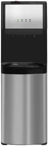 LUCKYERMORE Bottom Loading Water Cooler Dispenser for 5 Gallon Bottles, 3 Temperature Spouts, Child Safety Lock, Ideal for Home, Office, and Dorm Use,ETL Approved, Stainless Steel
