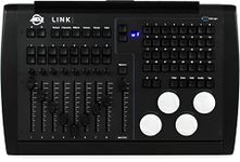 ADJ Products Link 4-Universe DMX Hardware Controller - Compatible with iPad Only - WiFi and DMX 512-6 General Purpose Buttons - 9 Faders - USB 2.0 Port - Black