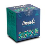 Anandi sanitary pads for women 15 XXL Pads | Biodegradable Organic pads with Disposal pouch | Certified ~100% Compostable