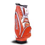 Team Golf NFL Cleveland Browns Victory Cart Bag, 10-Way Top with Integrated Dual Handle & External Putter Well, Cooler Pocket, Padded Strap, Umbrella Holder & Removable Rain Hood