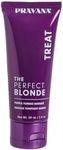 Pravana The Perfect Blonde Purple Toning Masque Treatment | Neutralizes Brassy, Yellow Tones | For Color-Treated Hair | Adds Strength, Shine, Elasticity | 2 Fl Oz